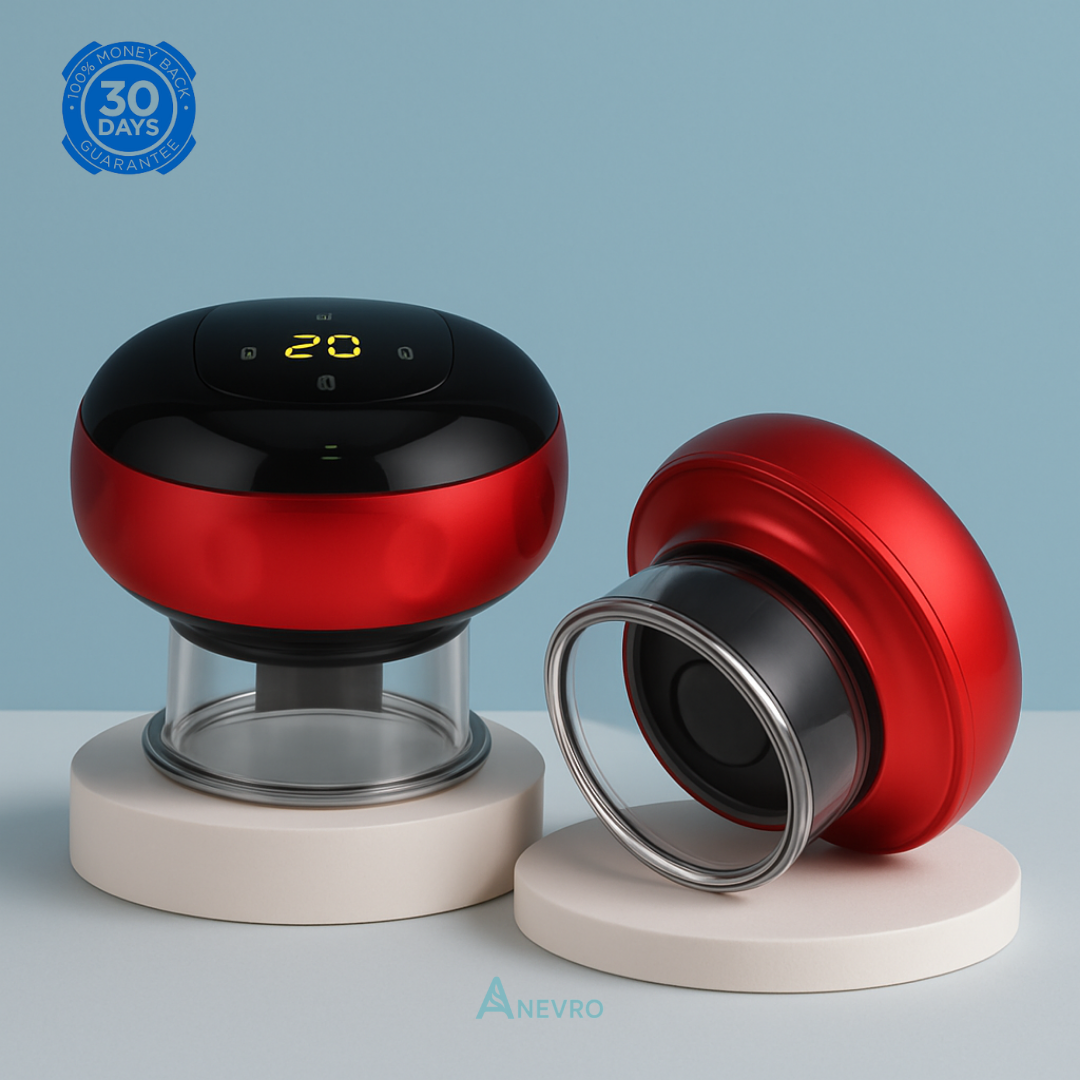 Anevro™ Red Light Cupping Therapy Device - 15 minutes a day to a pain-free life