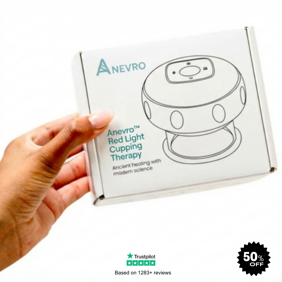 Anevro™ Red Light Cupping Therapy Device - 15 minutes a day to a pain-free life
